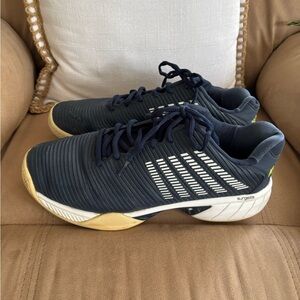 K•Swiss Navy and White Athletic Sneakers